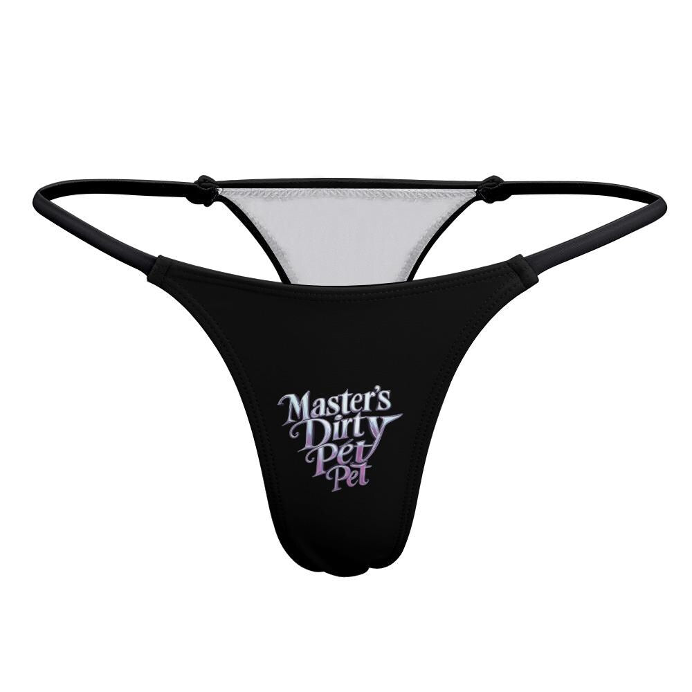 Masters Dirty Pet thong panties - KinkyTingz