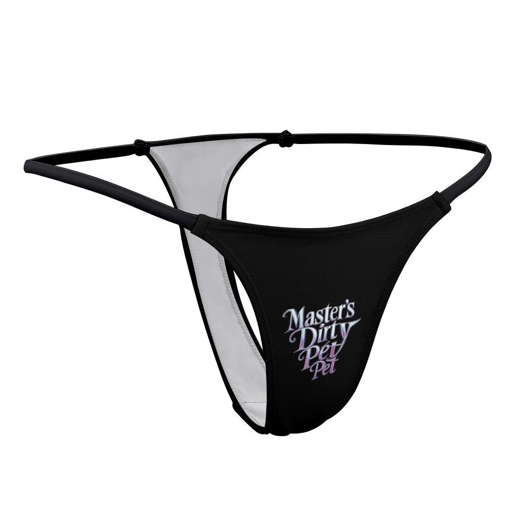Masters Dirty Pet thong panties - KinkyTingz