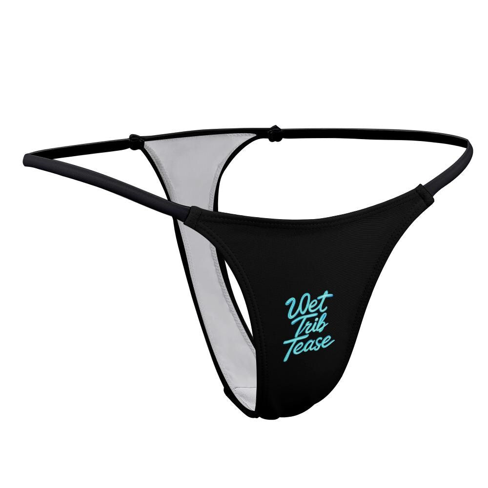 Wet Trib Tease thong panties - KinkyTingz