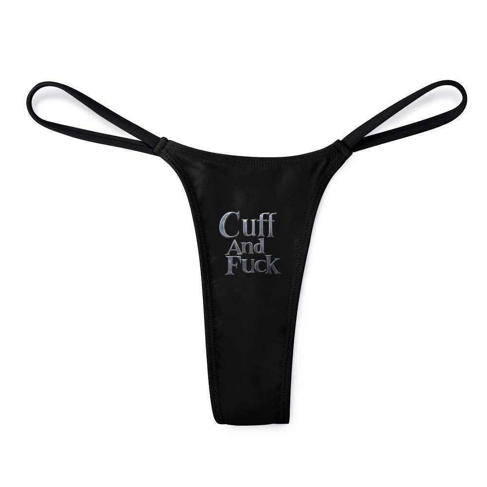 Cuff And Fuck thong panties - KinkyTingz