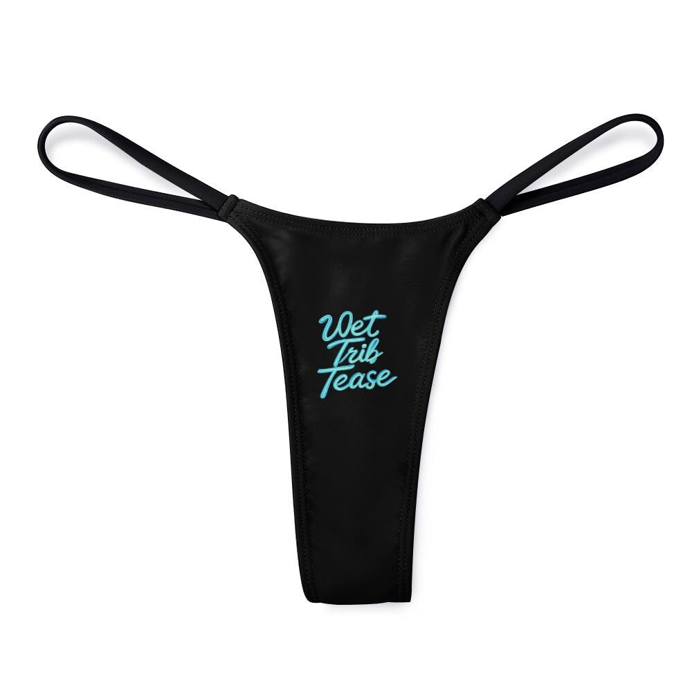 Wet Trib Tease thong panties - KinkyTingz